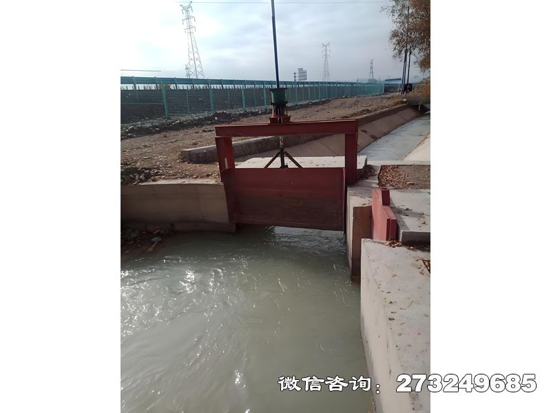 永州河道交汇处闸