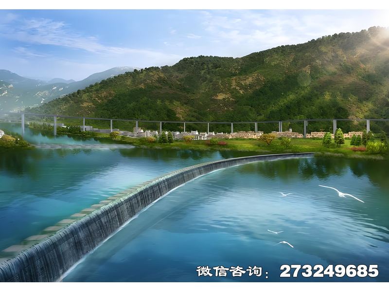 富裕县河道景观液压坝