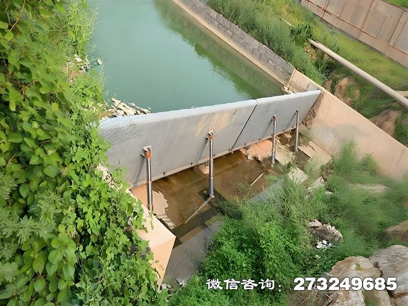 富裕县耐候钢景观坝