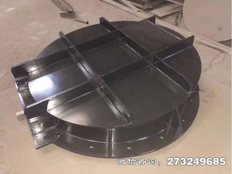 临翔铸铁圆形抗震拍门