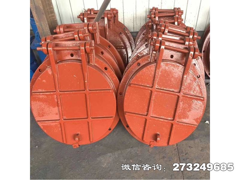 临翔铸铁圆形抗冲击拍门