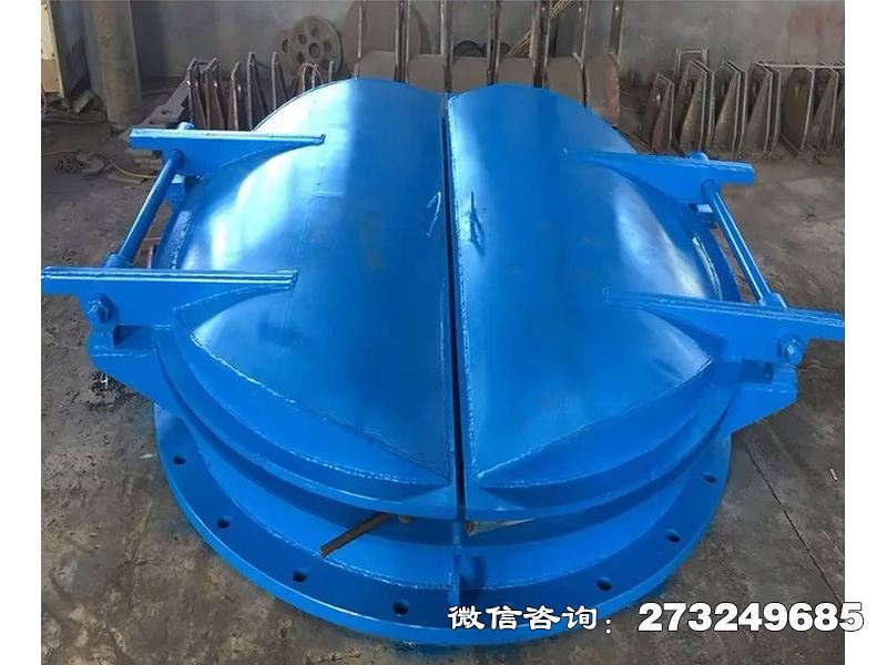 临翔铸铁圆形双开启闭拍门