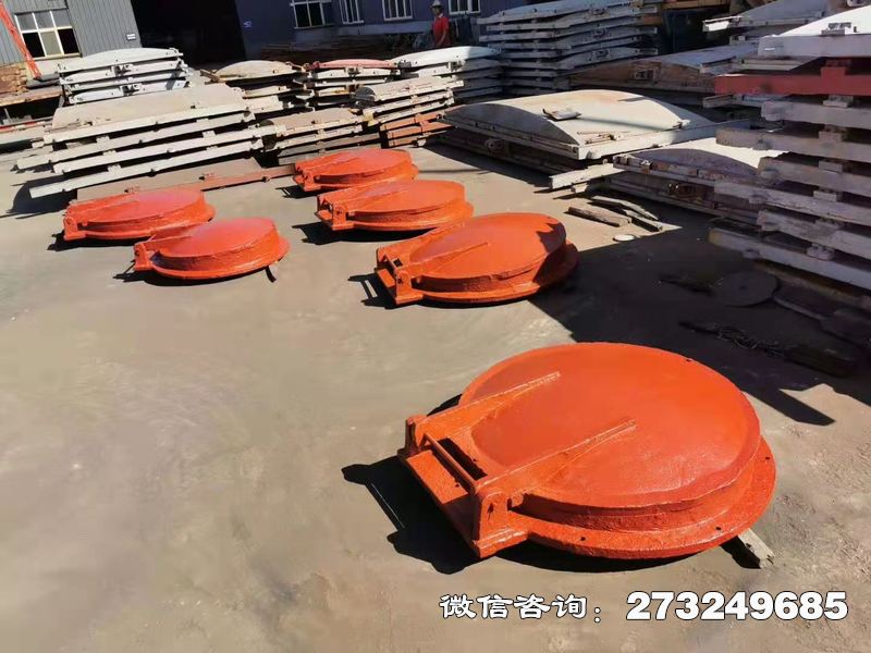 永州铸铁圆型管道拍门